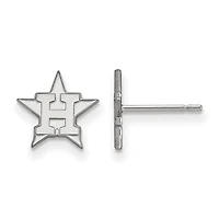 Women's Houston Astros Sterling Silver XS Post Earrings