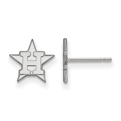 Women's Houston Astros Sterling Silver XS Post Earrings