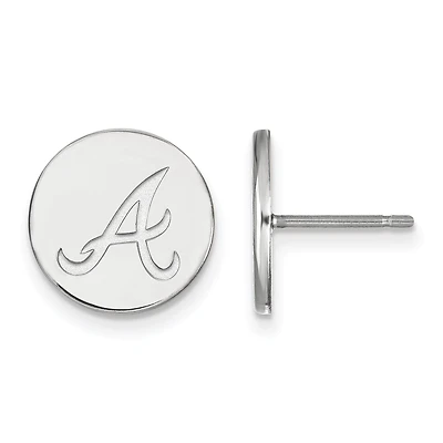 Women's Atlanta Braves Sterling Silver XS Post Earrings