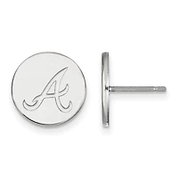 Women's Atlanta Braves Sterling Silver XS Post Earrings
