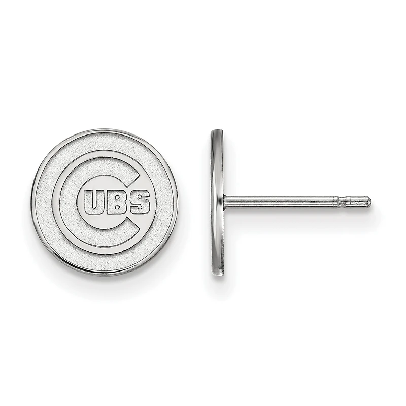 Women's Chicago Cubs Sterling Silver XS Post Earrings