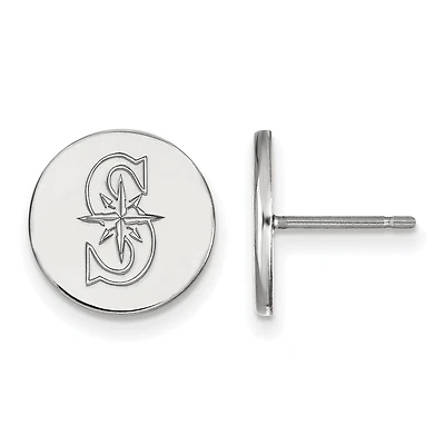 Women's Seattle Mariners Sterling Silver XS Post Earrings