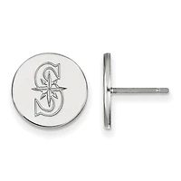 Women's Seattle Mariners Sterling Silver XS Post Earrings