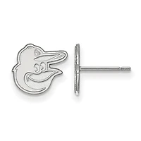 Women's Baltimore Orioles Sterling Silver XS Post Earrings