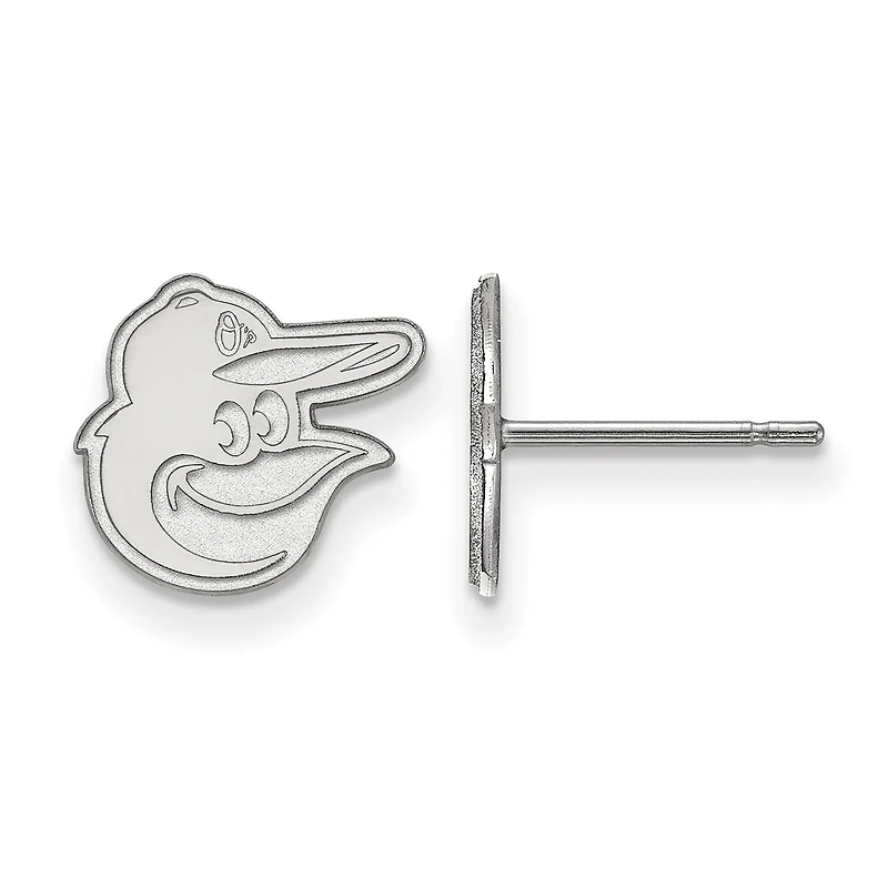 Women's Baltimore Orioles Sterling Silver XS Post Earrings