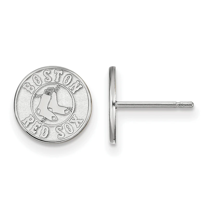 Women's Boston Red Sox Sterling Silver XS Post Earrings