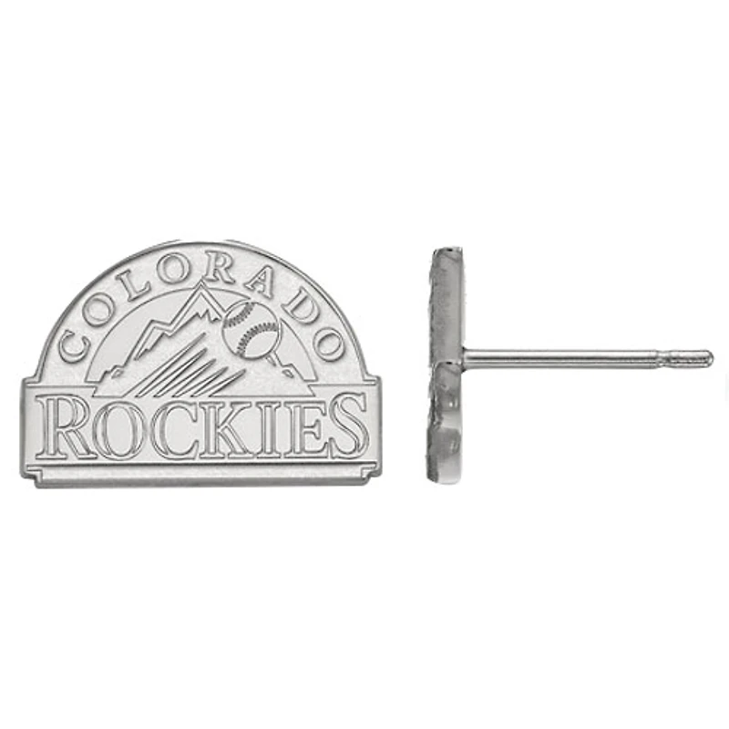 Women's Colorado Rockies Sterling Silver XS Post Earrings