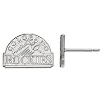 Women's Colorado Rockies Sterling Silver XS Post Earrings