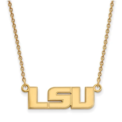 Women's LSU Tigers Gold Plated Pendant Necklace