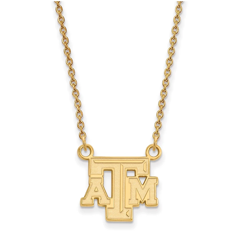 Women's Texas A&M Aggies Gold Plated Pendant Necklace