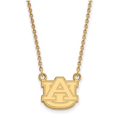 Women's Auburn Tigers Gold Plated Pendant Necklace