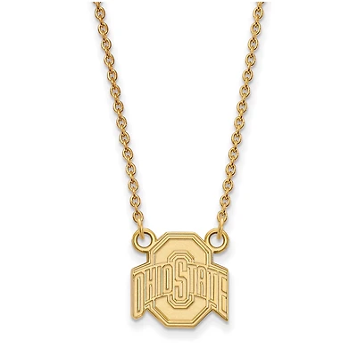 Women's Ohio State Buckeyes Gold Plated Pendant Necklace