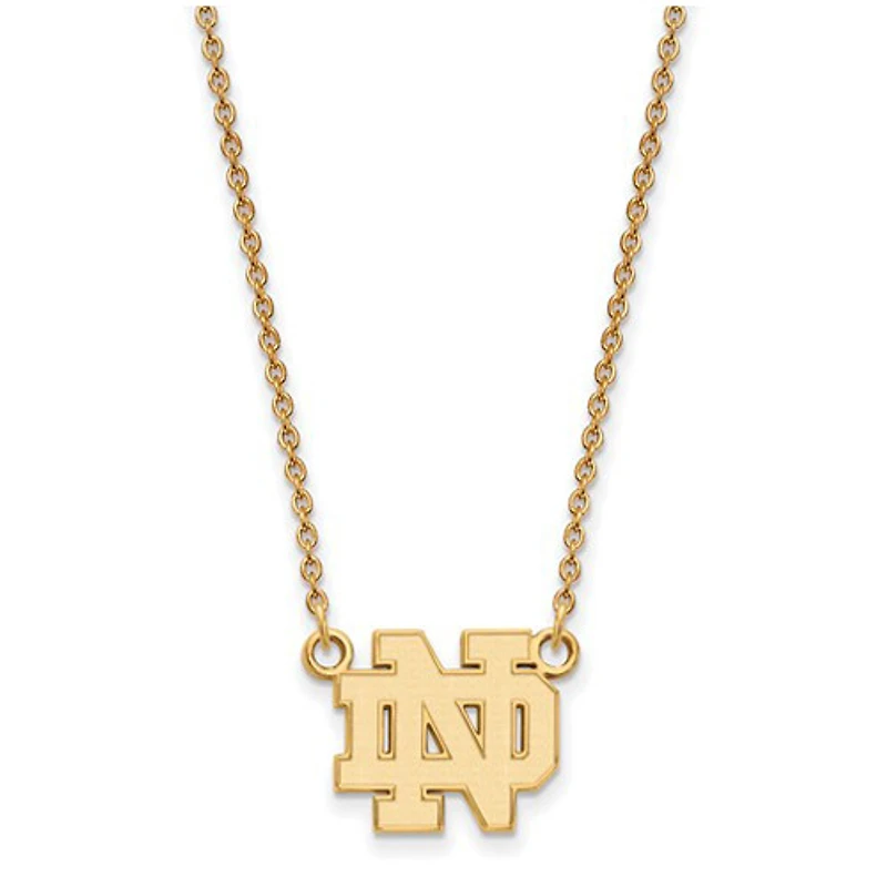 Women's Notre Dame Fighting Irish Gold Plated Pendant Necklace