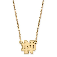 Women's Notre Dame Fighting Irish Gold Plated Pendant Necklace
