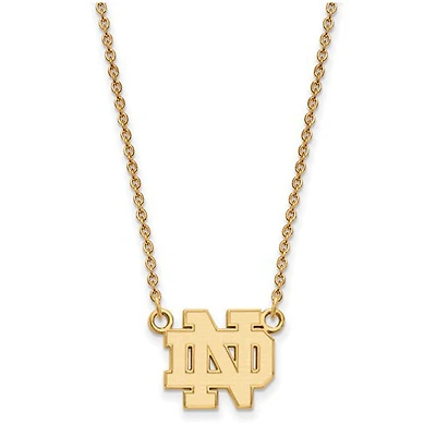 Women's Notre Dame Fighting Irish Gold Plated Pendant Necklace