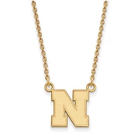 Women's Nebraska Huskers Gold Plated Pendant Necklace