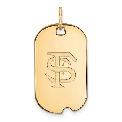 Women's Florida State Seminoles Gold Plated Small Dog Tag