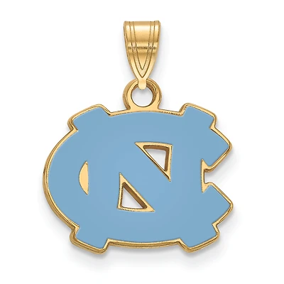Women's North Carolina Tar Heels Gold Plated Small Enamel Pendant