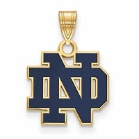 Women's Notre Dame Fighting Irish Gold Plated Small Enamel Pendant