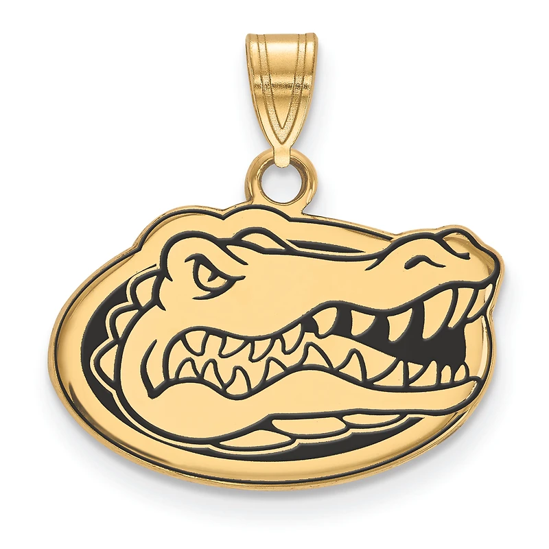 Women's Florida Gators Gold Plated Small Enamel Pendant