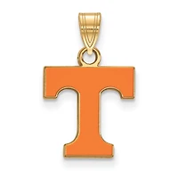 Women's Tennessee Volunteers Gold Plated Small Enamel Pendant