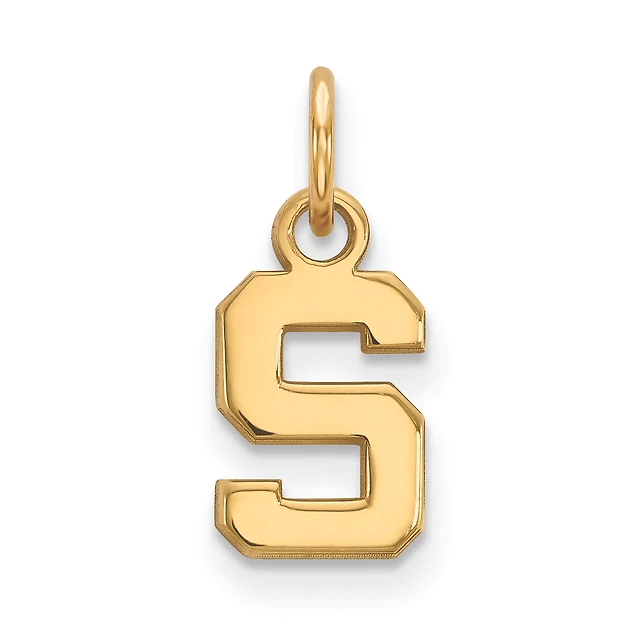 Women's Michigan State Spartans Gold Plated XS Pendant