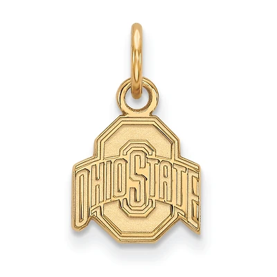 Women's Ohio State Buckeyes Gold Plated XS Pendant