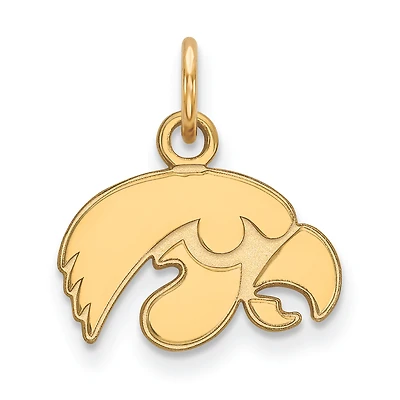 Women's Iowa Hawkeyes Gold Plated XS Pendant