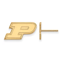 Women's Purdue Boilermakers Gold Plated XS Post Earrings