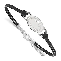 Women's Penn State Nittany Lions Sterling Silver Leather Bracelet