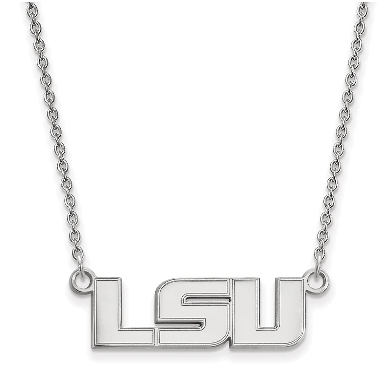 Women's LSU Tigers Sterling Silver Pendant Necklace