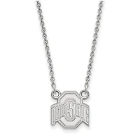 Women's Ohio State Buckeyes Sterling Silver Pendant Necklace