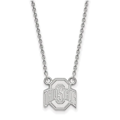 Women's Ohio State Buckeyes Sterling Silver Pendant Necklace