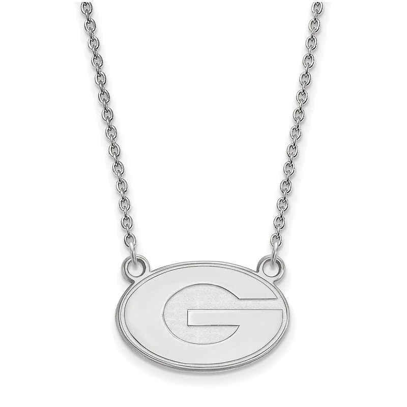 Women's Georgia Bulldogs Sterling Silver Pendant Necklace