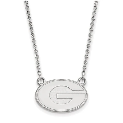 Women's Georgia Bulldogs Sterling Silver Pendant Necklace