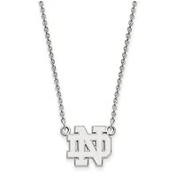 Women's Notre Dame Fighting Irish Sterling Silver Pendant Necklace
