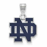 Women's Notre Dame Fighting Irish Sterling Silver Small Enamel Pendant