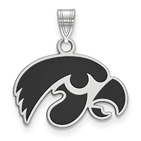 Women's Iowa Hawkeyes Sterling Silver Small Enamel Pendant