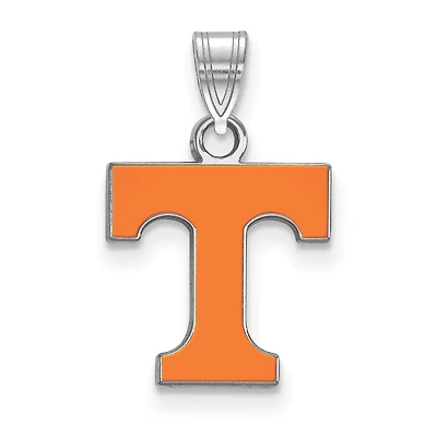 Women's Tennessee Volunteers Sterling Silver Small Enamel Pendant