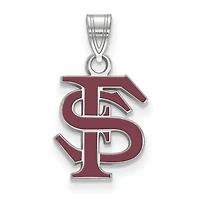 Women's Florida State Seminoles Sterling Silver Small Enamel Pendant