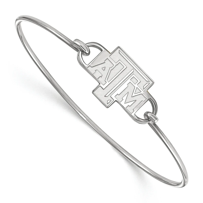 Women's Texas A&M Aggies Sterling Silver Wire Bangle