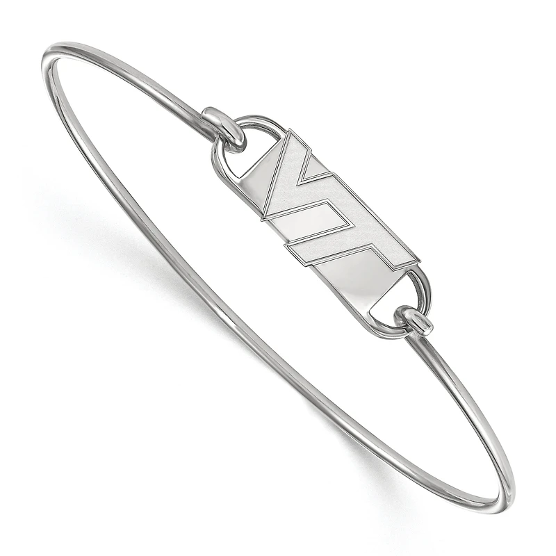 Women's Virginia Tech Hokies Sterling Silver Wire Bangle