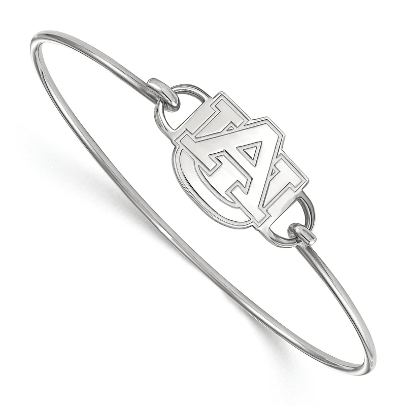 Women's Auburn Tigers Sterling Silver Wire Bangle