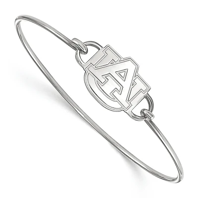 Women's Auburn Tigers Sterling Silver Wire Bangle