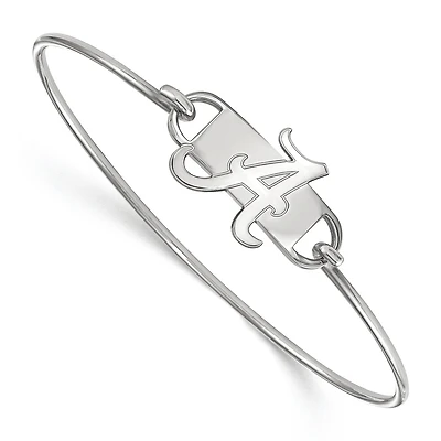 Women's Alabama Crimson Tide Sterling Silver Wire Bangle