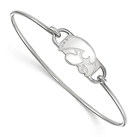 Women's Iowa Hawkeyes Sterling Silver Wire Bangle
