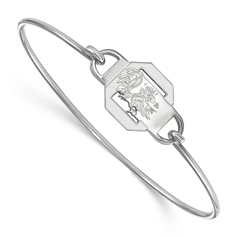 Women's South Carolina Gamecocks Sterling Silver Wire Bangle
