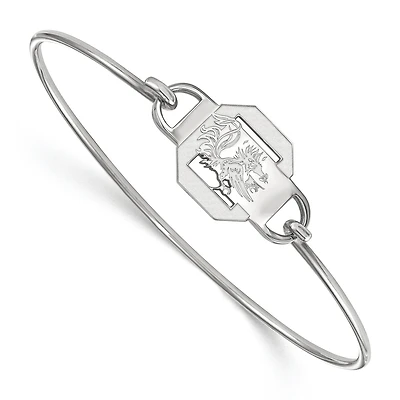 Women's South Carolina Gamecocks Sterling Silver Wire Bangle
