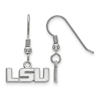 Women's LSU Tigers Sterling Silver XS Dangle Earrings