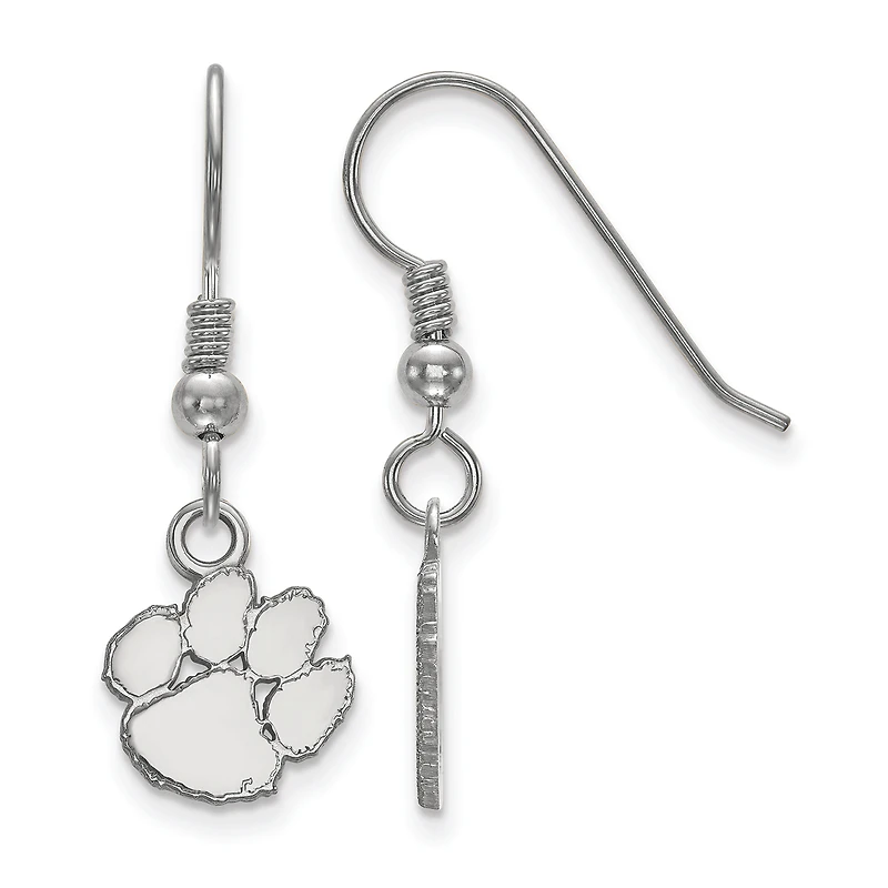 Women's Clemson Tigers Sterling Silver XS Dangle Earrings